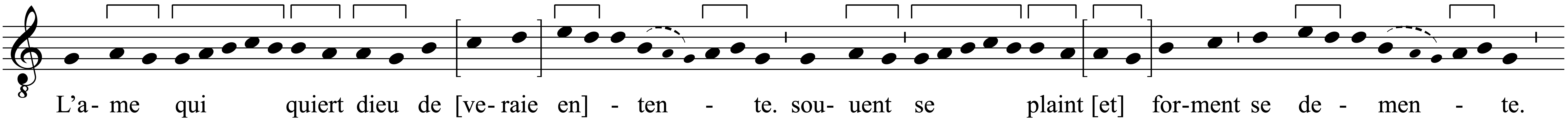 Work musical notation